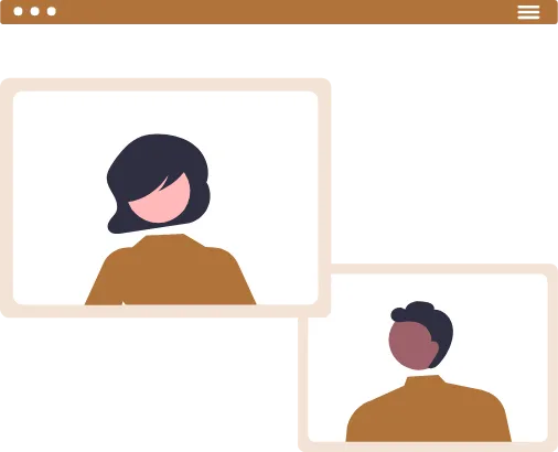 Ilustração da etapa: você fala, eu escuto